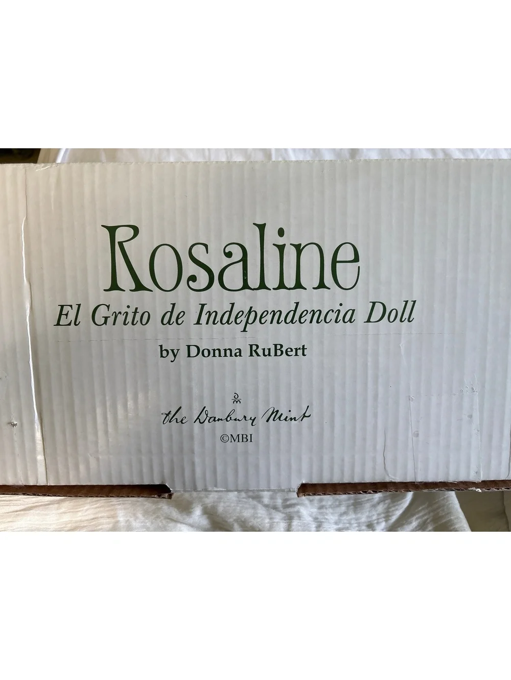 Donna RuBert Danbury Mint Rosaline El Grito de Independencia Porcelain Doll MIB